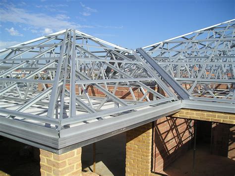 box truss with metal panesl detail|steeler roof truss catalog.